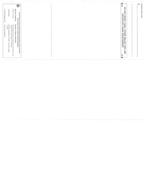 Back of Check on Top - All Patterns - Standard